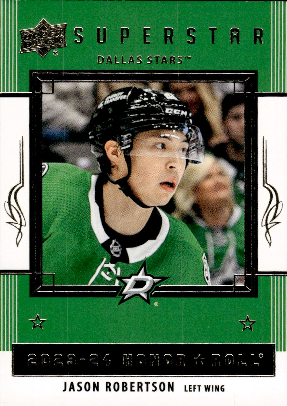 2023-24 Upper Deck Series 1 Hockey - Honor Roll - Superstar #HR-33 Jason Robertson - Dallas Stars