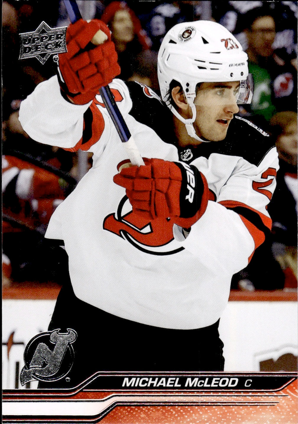 2023-24 Upper Deck Series 1 Hockey #111 Michael McLeod - New Jersey Devils