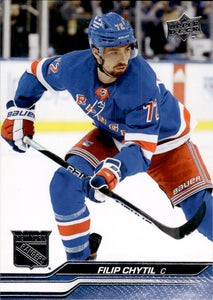 2023-24 Upper Deck Series 1 Hockey #122 Filip Chytil - New York Rangers