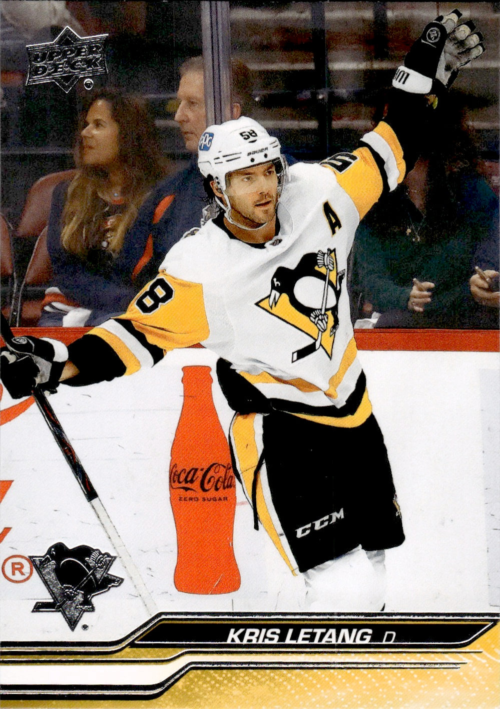 2023-24 Upper Deck Series 1 Hockey #141 Kris Letang - Pittsburgh Penguins