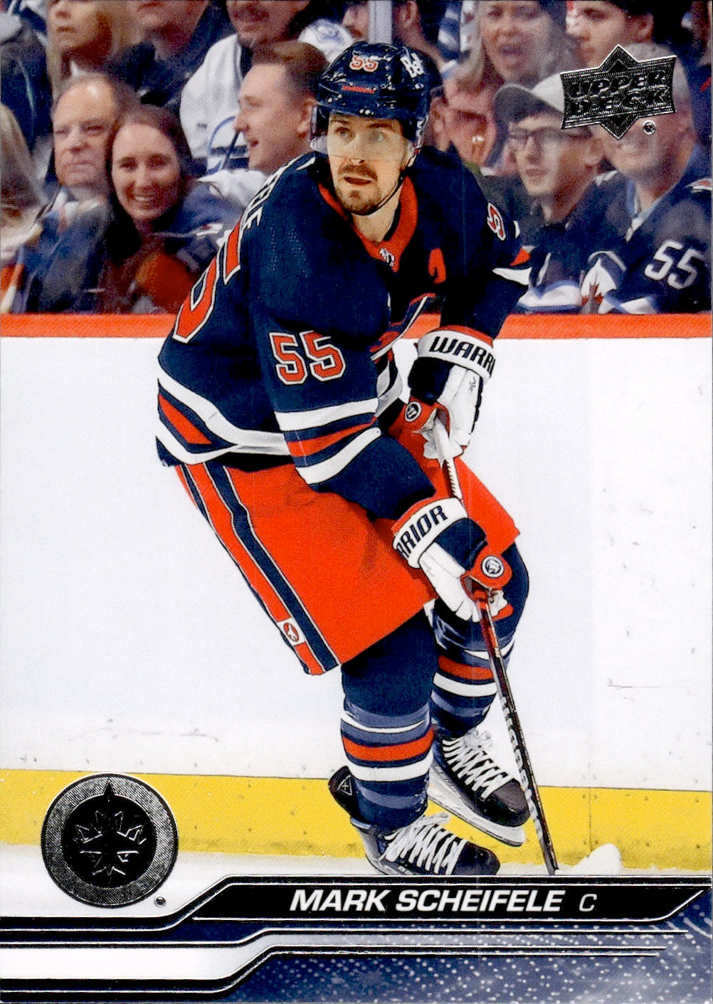 2023-24 Upper Deck Series 1 Hockey #193 Mark Scheifele - Winnipeg Jets