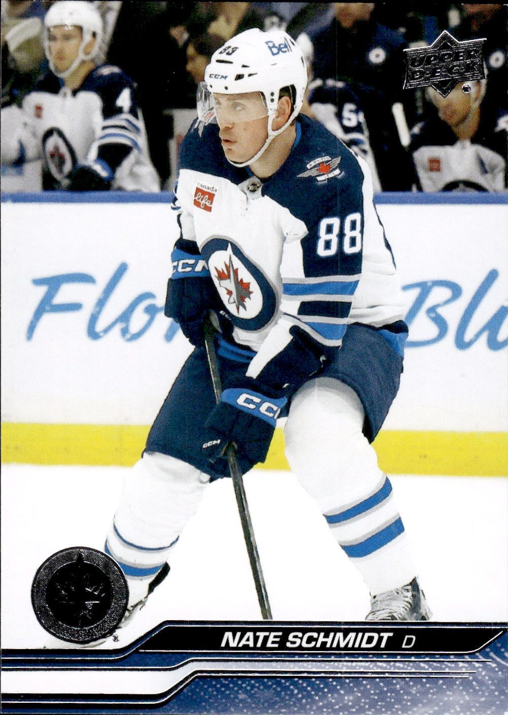 2023-24 Upper Deck Series 1 Hockey #197 Nate Schmidt - Winnipeg Jets