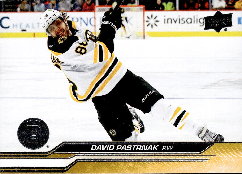 2023-24 Upper Deck Series 2 Hockey - Base #265 David Pastrnak - Boston Bruins