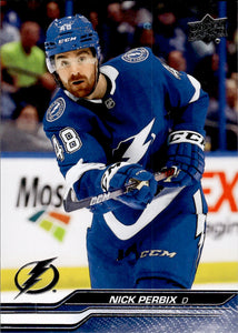 2023-24 Upper Deck Series 2 Hockey - Base #417 Nick Perbix - Tampa Bay Lightning