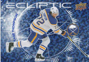 2023-24 Upper Deck Series 2 Hockey - Ecliptic - Sparkle #EC-15 Tage Thompson - Buffalo Sabres