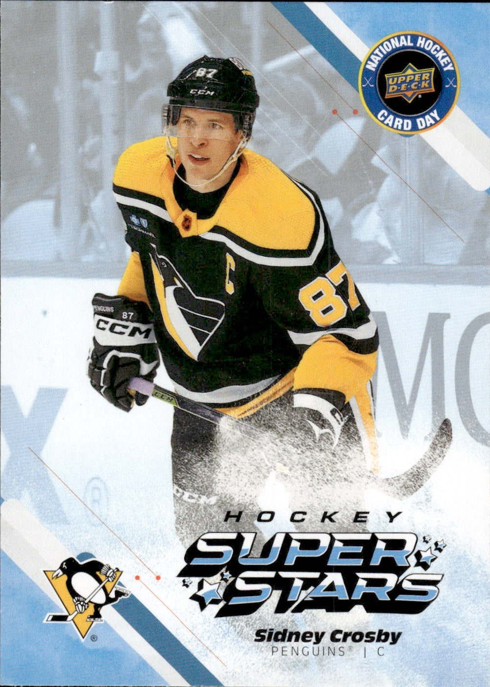 2023 Upper Deck National Hockey Card Day Hockey Super Stars #NHDC-12 Sidney Crosby - Pittsburgh Penguins