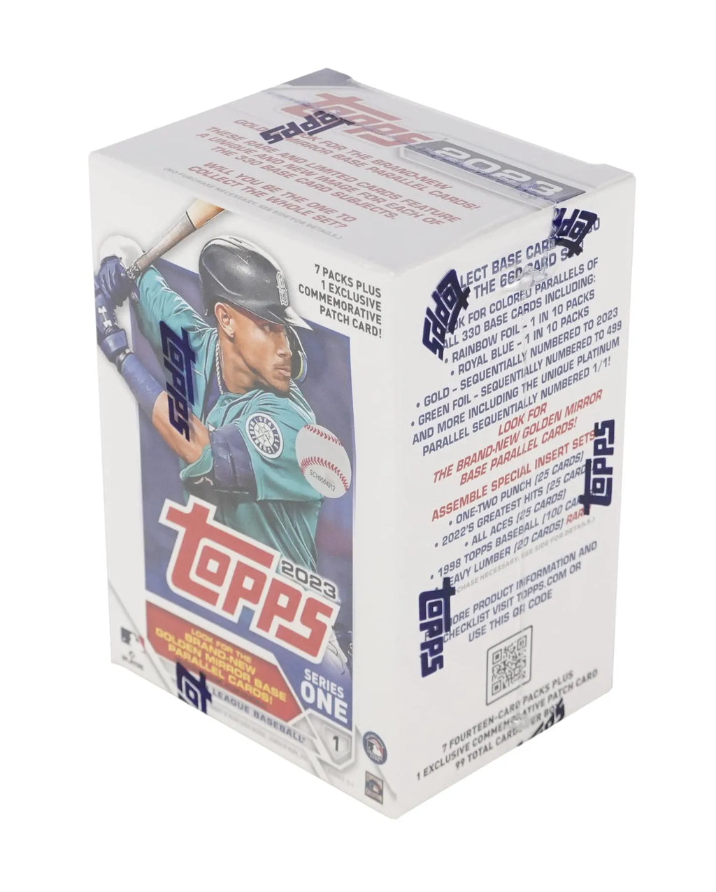 2023 Topps Series 1 Baseball 7-Pack Blaster Box (Commemorative Relic Card!)