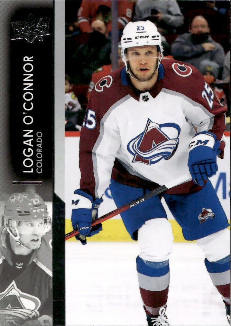 2021-22 Upper Deck Extended Series Hockey - Base #550 Logan O'Connor - Colorado Avalanche - A