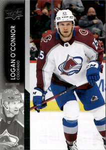 2021-22 Upper Deck Extended Series Hockey - Base #550 Logan O'Connor - Colorado Avalanche - A