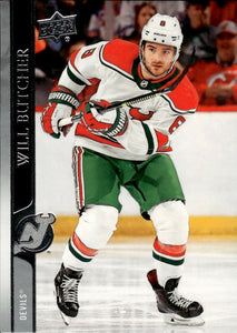 2020-21 Upper Deck Series 1 Hockey #108 Will Butcher - New Jersery Devils