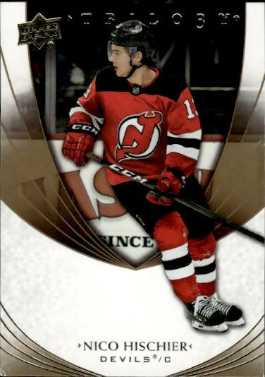 2020-21 Upper Deck Trilogy Hockey - Base #17 Nico Hischier - New Jersey Devils