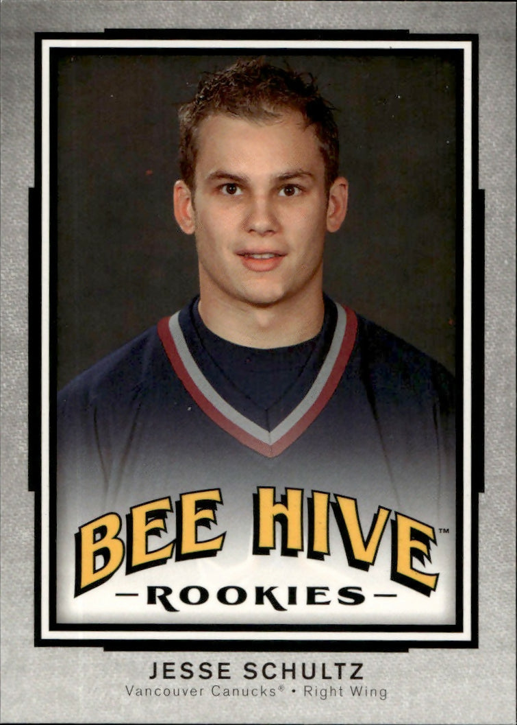 2006-07 Upper Deck - Bee Hive Hockey - Base - Rookies #157 Jesse Schultz - Vancouver Canucks - A