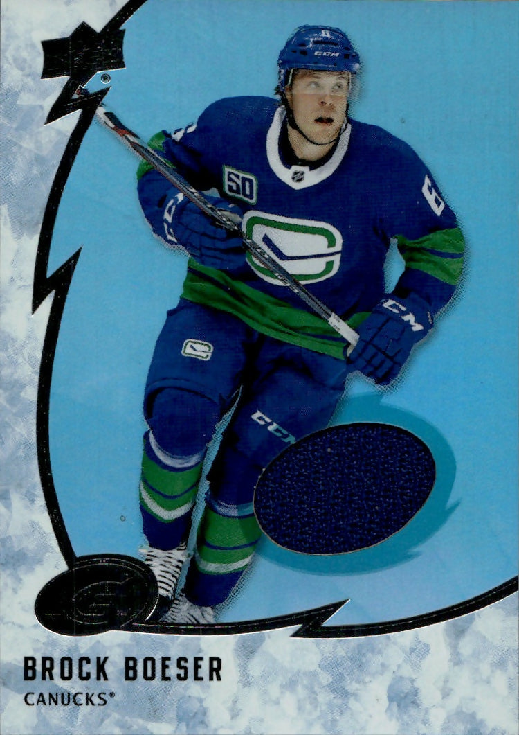 2019-20 Upper Deck Ice Hockey - Base - Jersey #22 Brock Boeser - Vancouver Canucks
