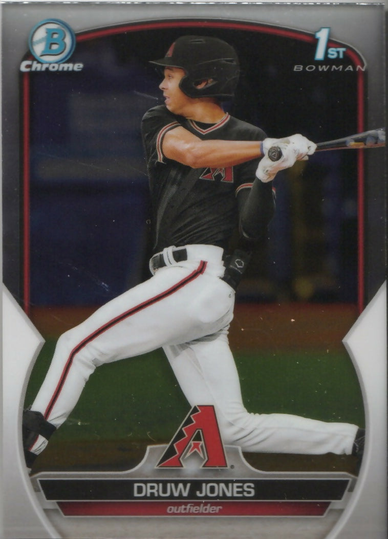 2023 Bowman Baseball - Chrome Prospects #BCP-25 Druw Jones - Arizona Diamondbacks - A