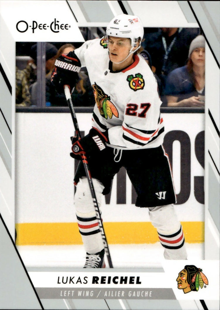 2023-24 Upper Deck O-Pee-Chee Hockey - Base #128 Lukas Reichel - Chicago Blackhawks