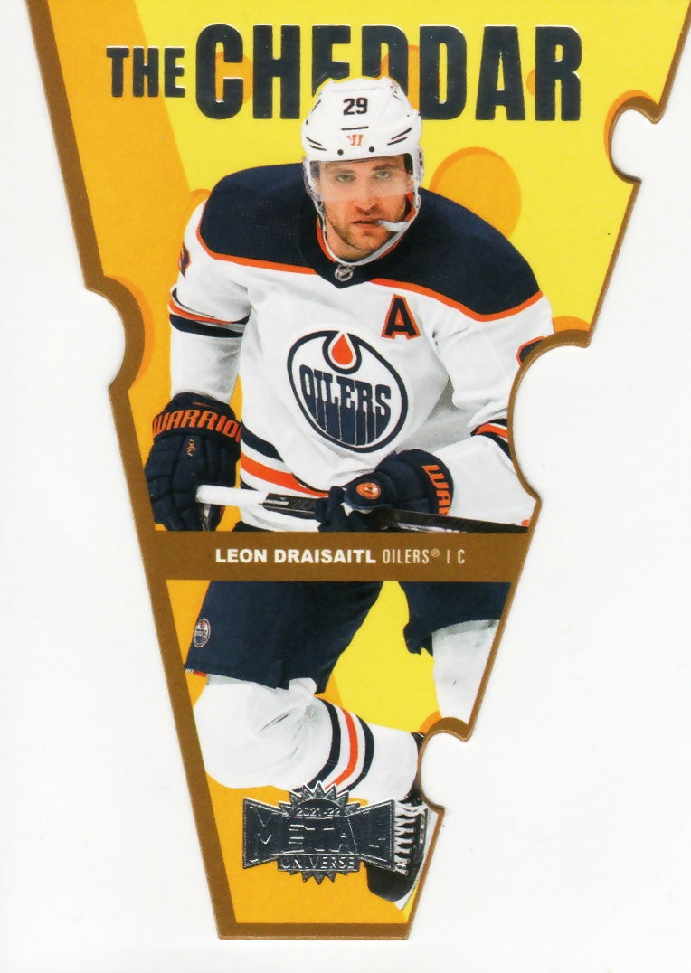 2021-22 Upper Deck Skybox Metal Universe Hockey - The Cheddar #TC-5 Leon Draisaitl - Edmonton Oilers - A