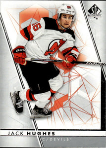 2022-23 Upper Deck SP Authentic Hockey - Base #86 Jack Hughes - New Jersey Devils