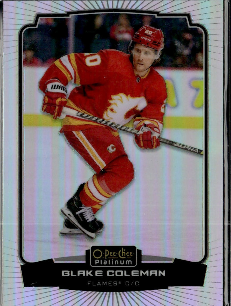2022-23 Upper Deck O-Pee-Chee Platinum Hockey - Base - Rainbow #124 Blake Coleman - Calgary Flames - A