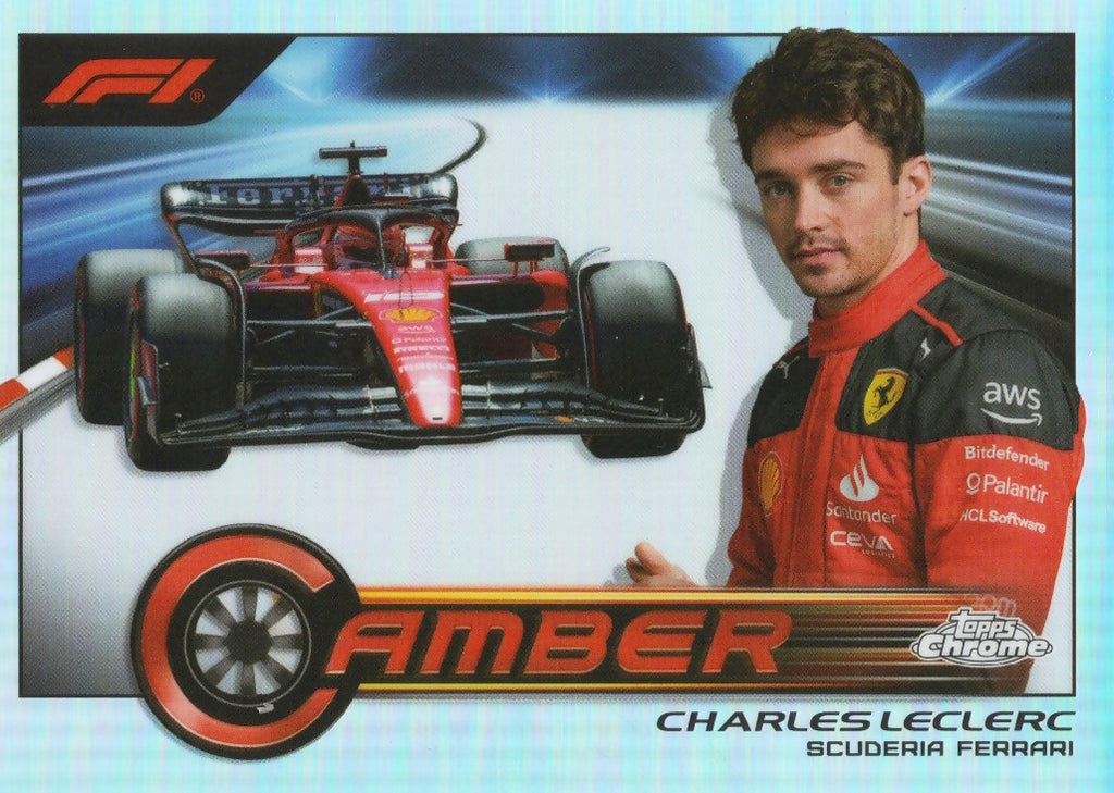2023 Topps Chrome Formula 1 Camber #CAM-CLII Charles LeClerc - Scuderia Ferrari - A