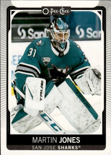 2021-22 Upper Deck O-Pee-Chee Hockey - Base #133 Martin Jones - San Jose Sharks