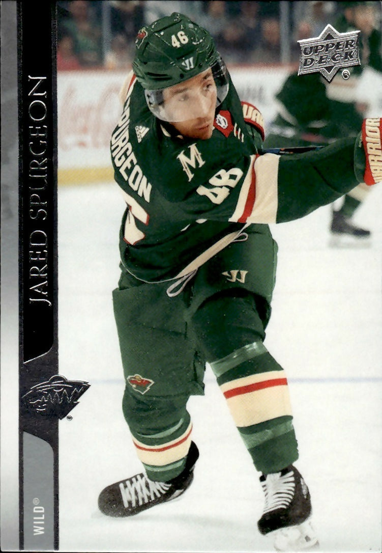 2020-21 Upper Deck Series 1 Hockey #93 Jared Spurgeon - Minnesota Wild