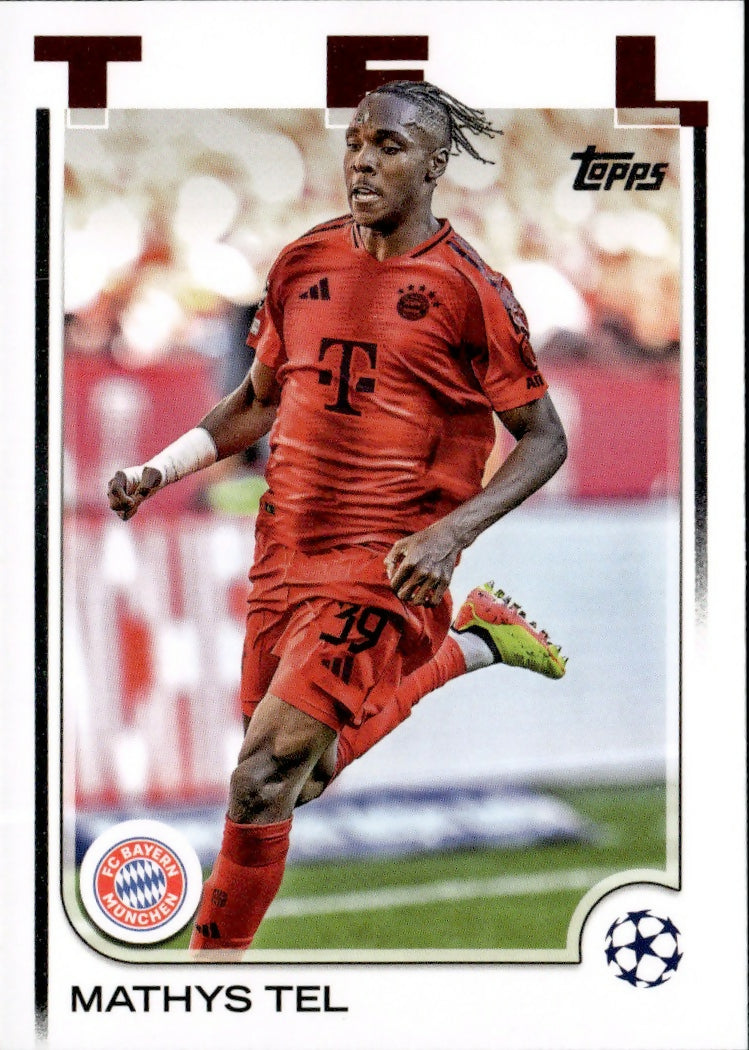 2024-25 Topps UEFA Club Competitions - Base #179 Mathus Tel - PC Bayern Munchen - A