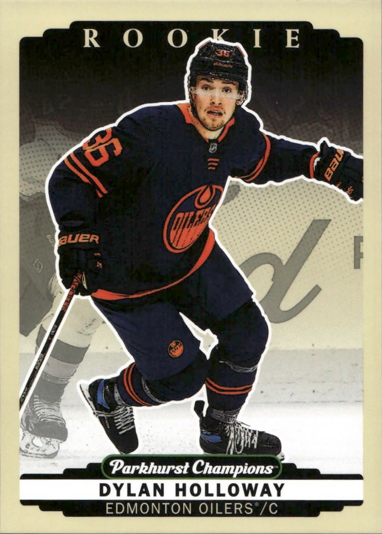 2022-23 Upper Deck Parkhurst Champions - Base #317 Dylan Holloway - Edmonton Oilers - A