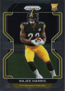 2021 Panini Prizm Football Base #343 Najee Harris RC Pittsburgh Steelers - A