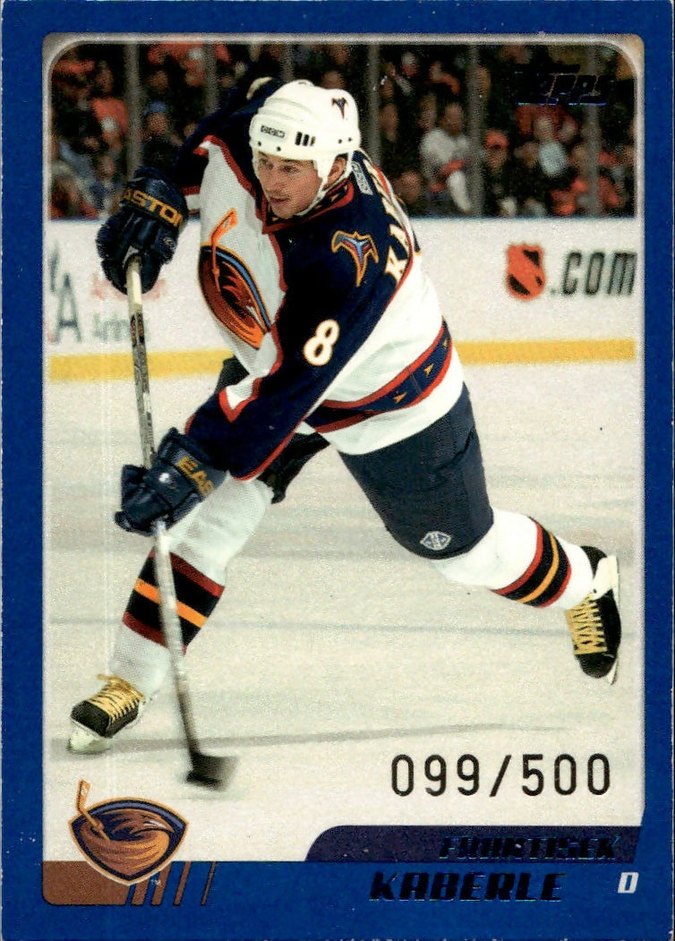 2003-04 O-Pee-Chee - Base - Blue :500 #44 Frantisek Kaberle - Atlanta Thrashers - A