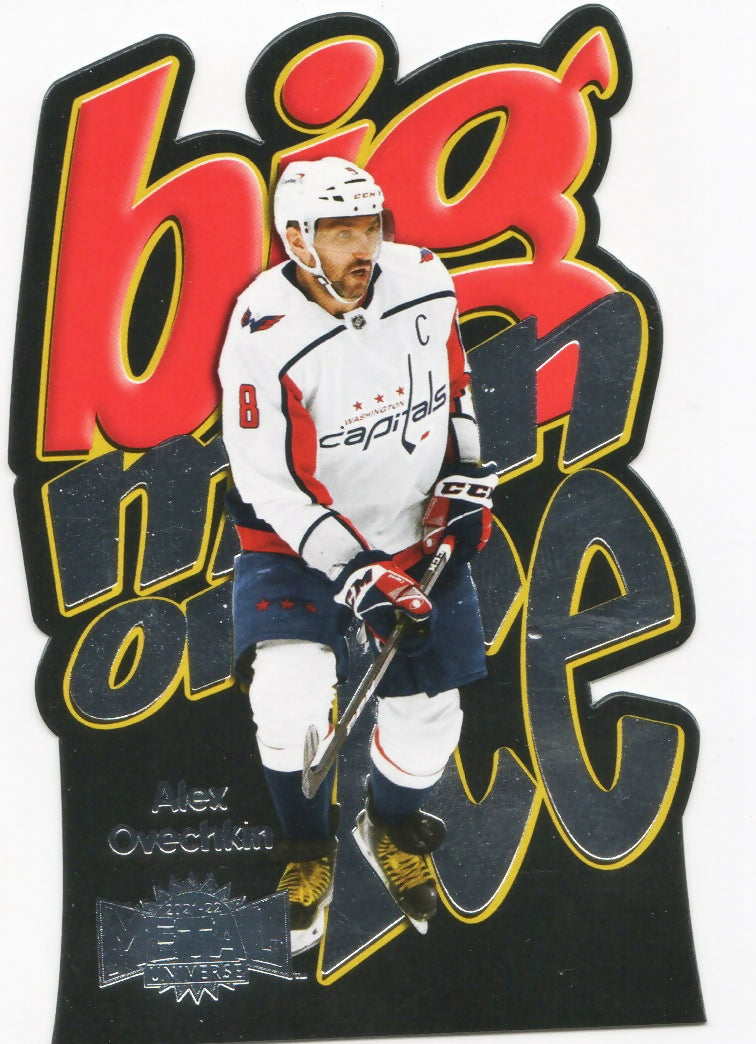 2021-22 Upper Deck Skybox Metal Universe Hockey - Big Man On Ice #BM-25 Alex Ovechkin - Washington Capitals - A