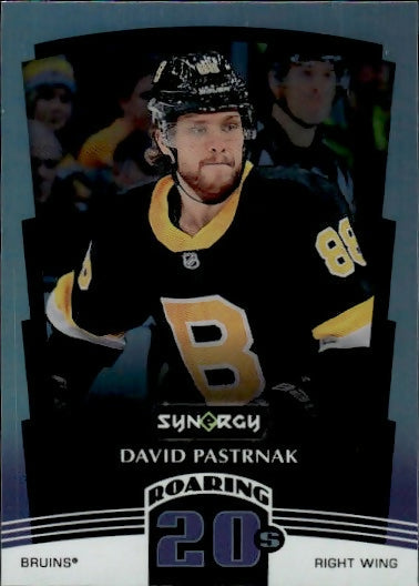 2020-21 Upper Deck Synergy Hockey - Roaring 20's #R-7 David Pastrnak - Boston Bruins