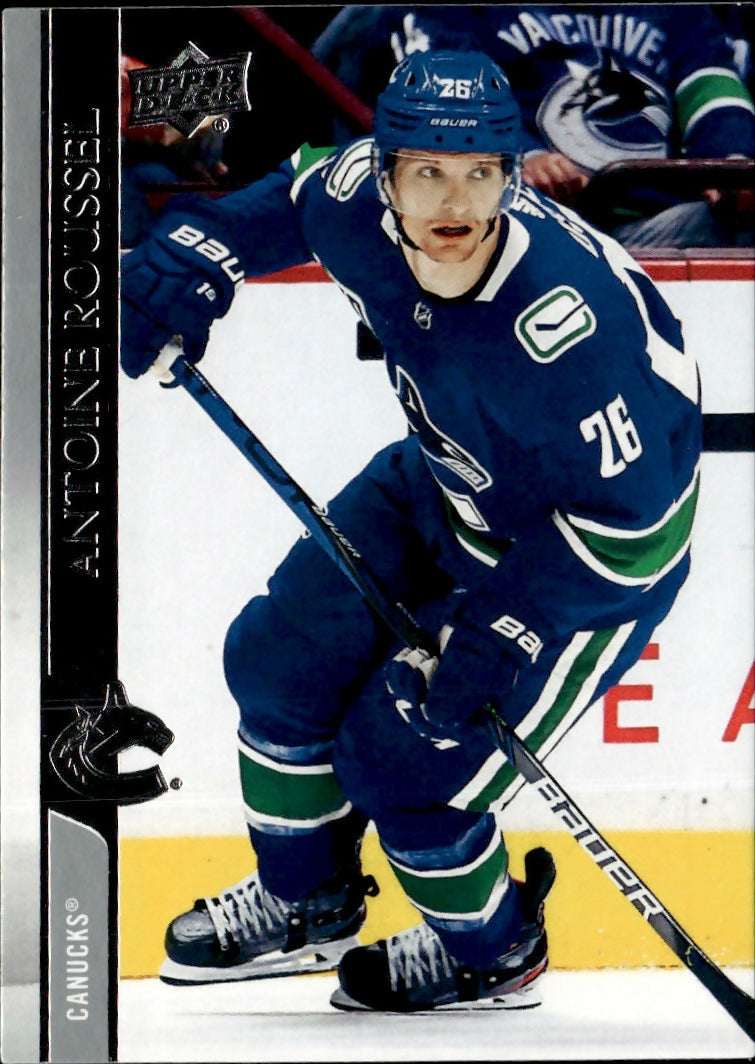 2020-21 Upper Deck Series 2 Hockey - Base #427 Antoine Roussel - Vancouver Canucks - A