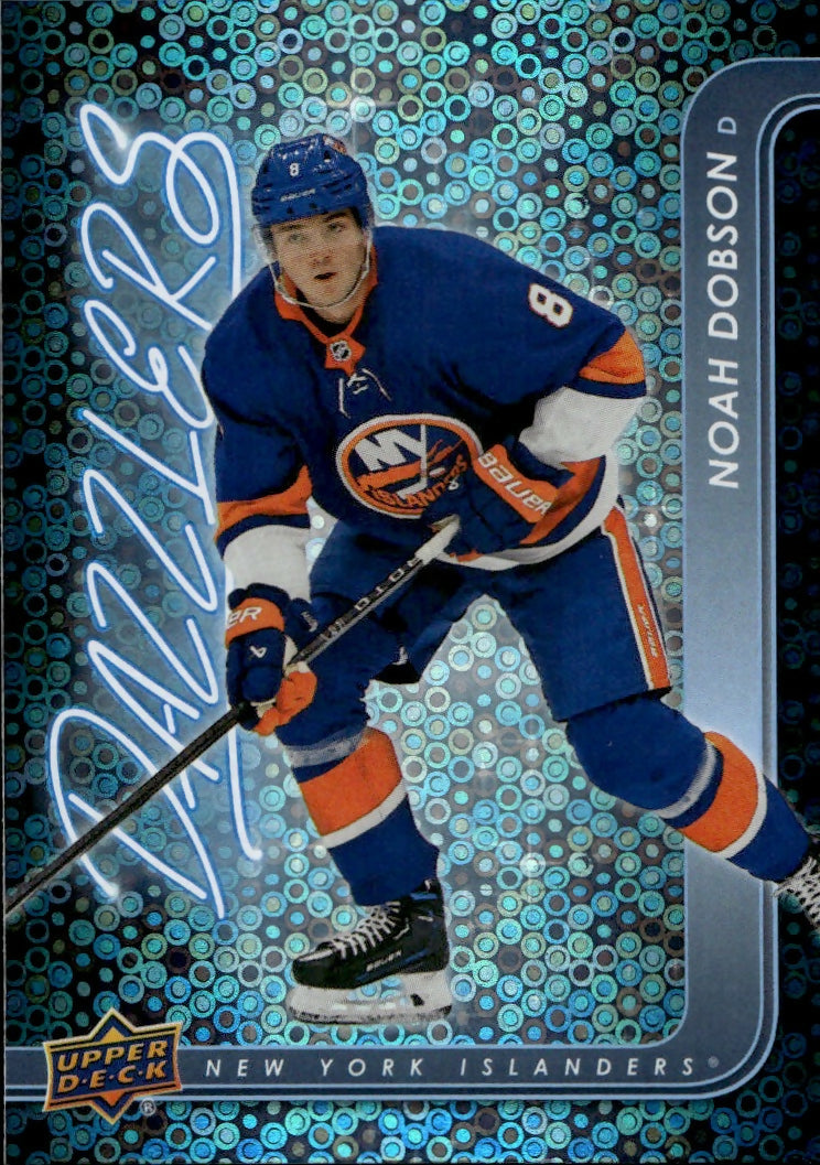 2024-25 Upper Deck Series 1 Hockey - Dazzlers - Blue #DZ-50 Noah Dobson - New York Islanders - A