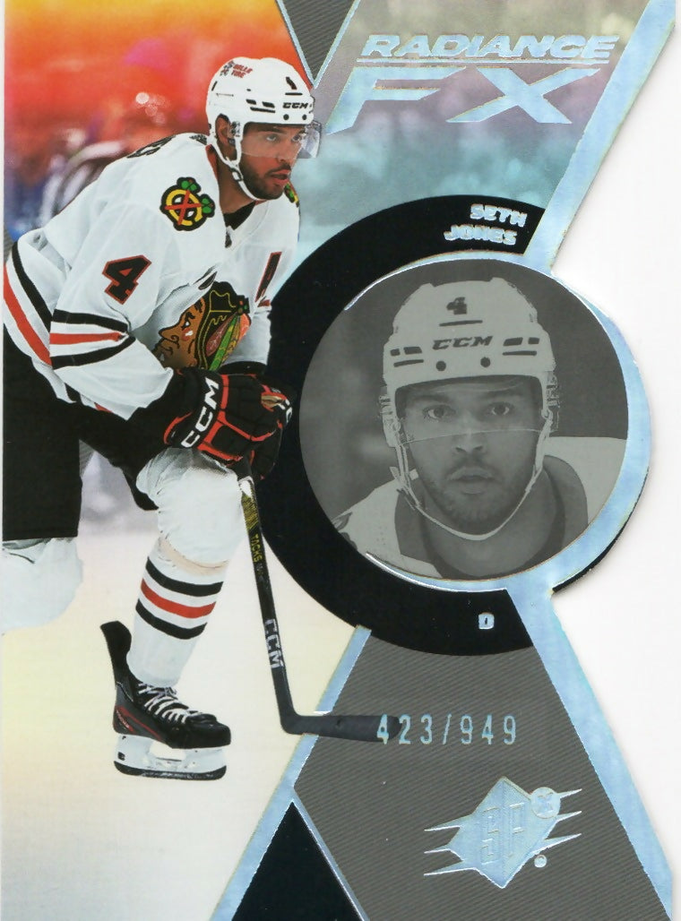2023-24 Upper Deck SPX Hockey - Radiance F:X :949 #FRX-59 Seth Jones - Chicago Blackhawks - A