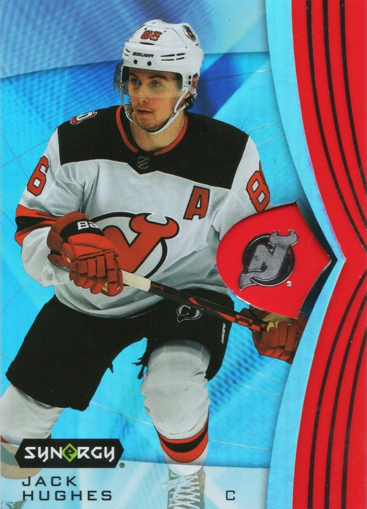 2023-24 Upper Deck Synergy Hockey - Base #37 Jack Hughes - New Jersey Devils - A