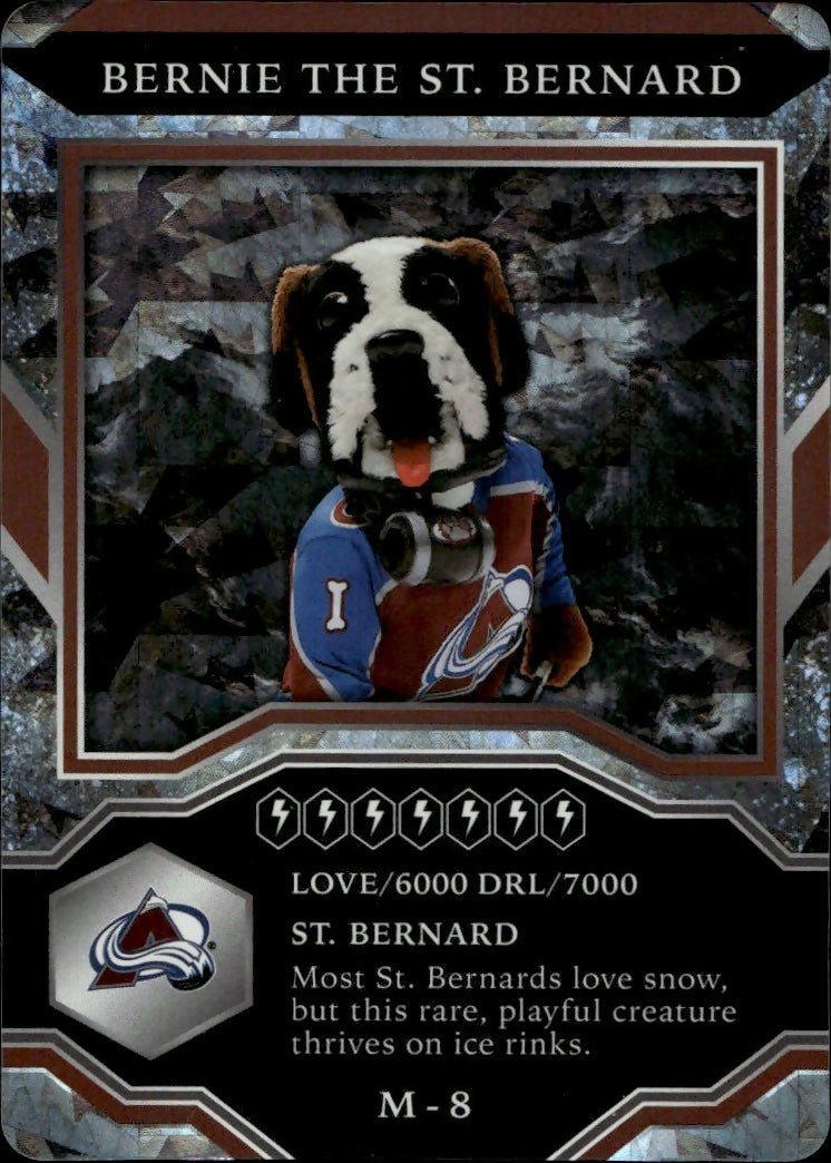 2021-22 Upper Deck MVP Hockey - Mascots #M-8 Bernie The St. Bernard - Colorado Avalanche - A