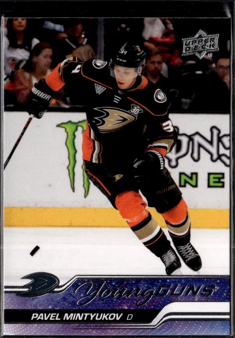 2023-24 Upper Deck Series 2 Hockey Base Young Guns #488 – Pavel Mintyukov (Anaheim Ducks)