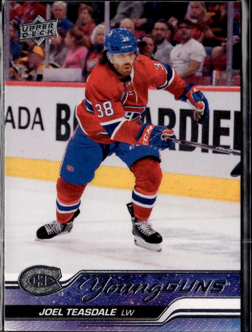 2023-24 Upper Deck Series 2 Hockey Base Young Guns #459 – Joel Teasdale (Montreal Canadiens)