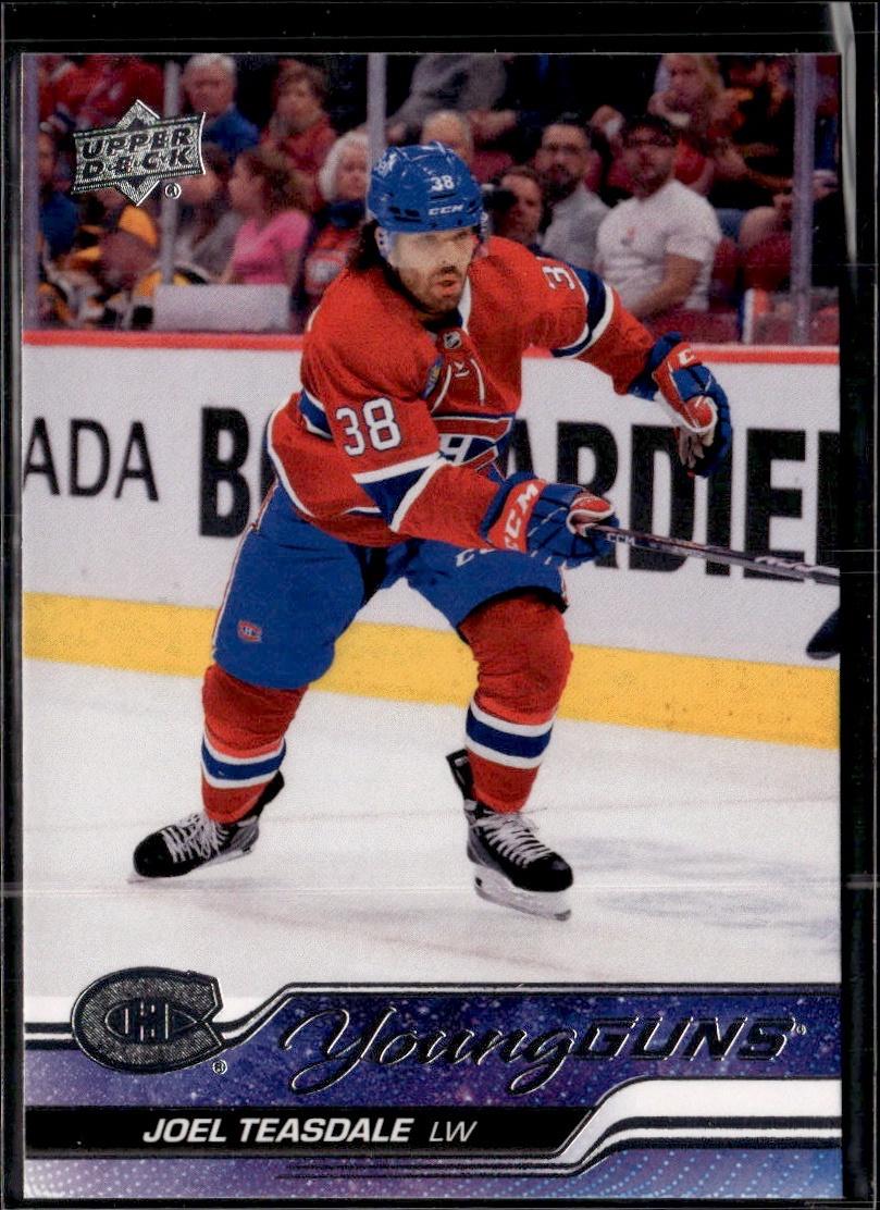 2023-24 Upper Deck Series 2 Hockey Base Young Guns #459 – Joel Teasdale (Montreal Canadiens)