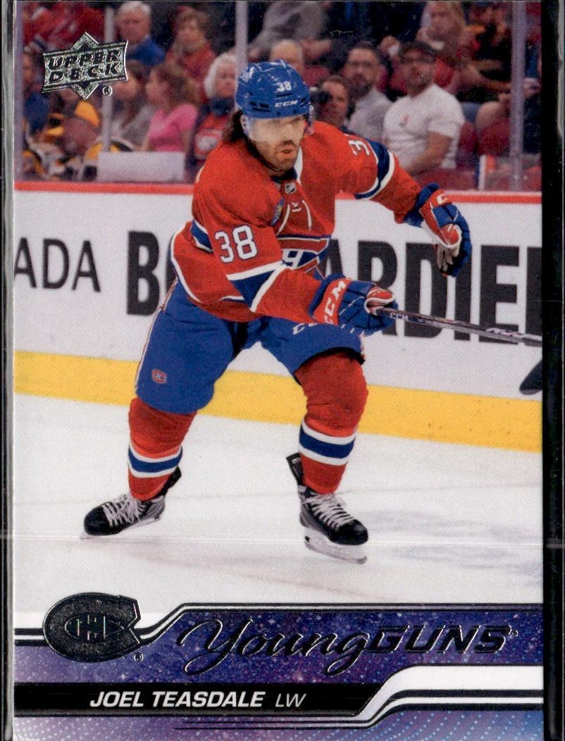 2023-24 Upper Deck Series 2 Hockey Base Young Guns #459 – Joel Teasdale (Montreal Canadiens)
