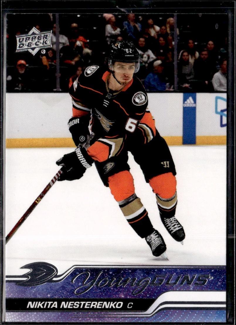 2023-24 Upper Deck Series 1 Hockey Base Young Guns #230 – Nikita Nesterenko (Anaheim Ducks)