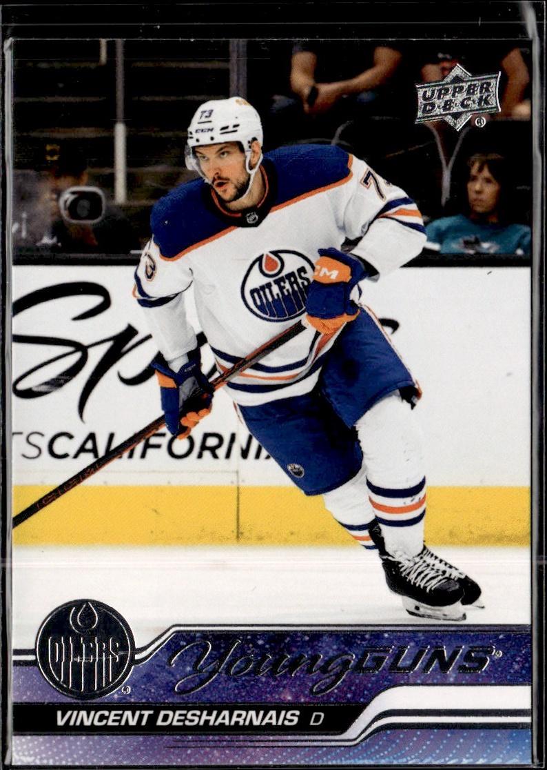 2023-24 Upper Deck Series 1 Hockey Base Young Guns #202 – Vincent Desharnais (Edmonton Oilers)