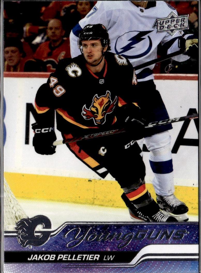 2023-24 Upper Deck Series 1 Hockey Base Young Guns #208 – Jakob Pelletier (Calgary Flames)