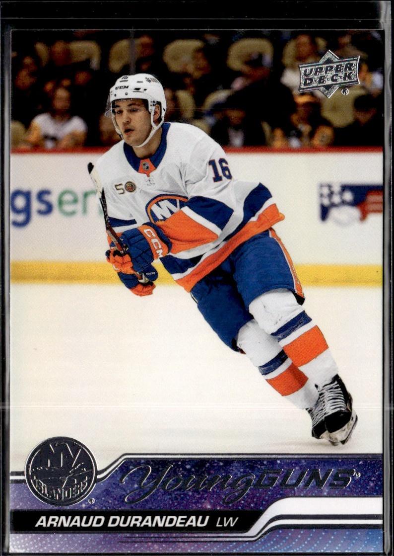 2023-24 Upper Deck Series 1 Hockey Base Young Guns #217 – Arnaud Durandeau (New York Islanders)