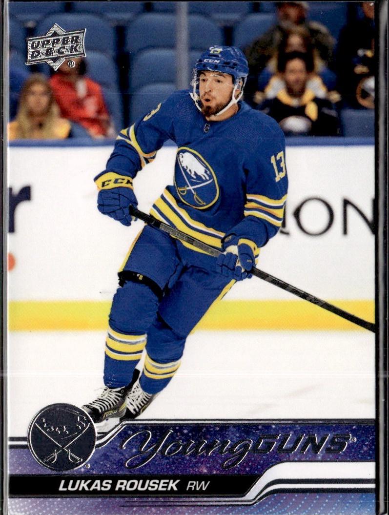2023-24 Upper Deck Series 1 Hockey Base Young Guns #233 – Lukas Rousek (Buffalo Sabres)