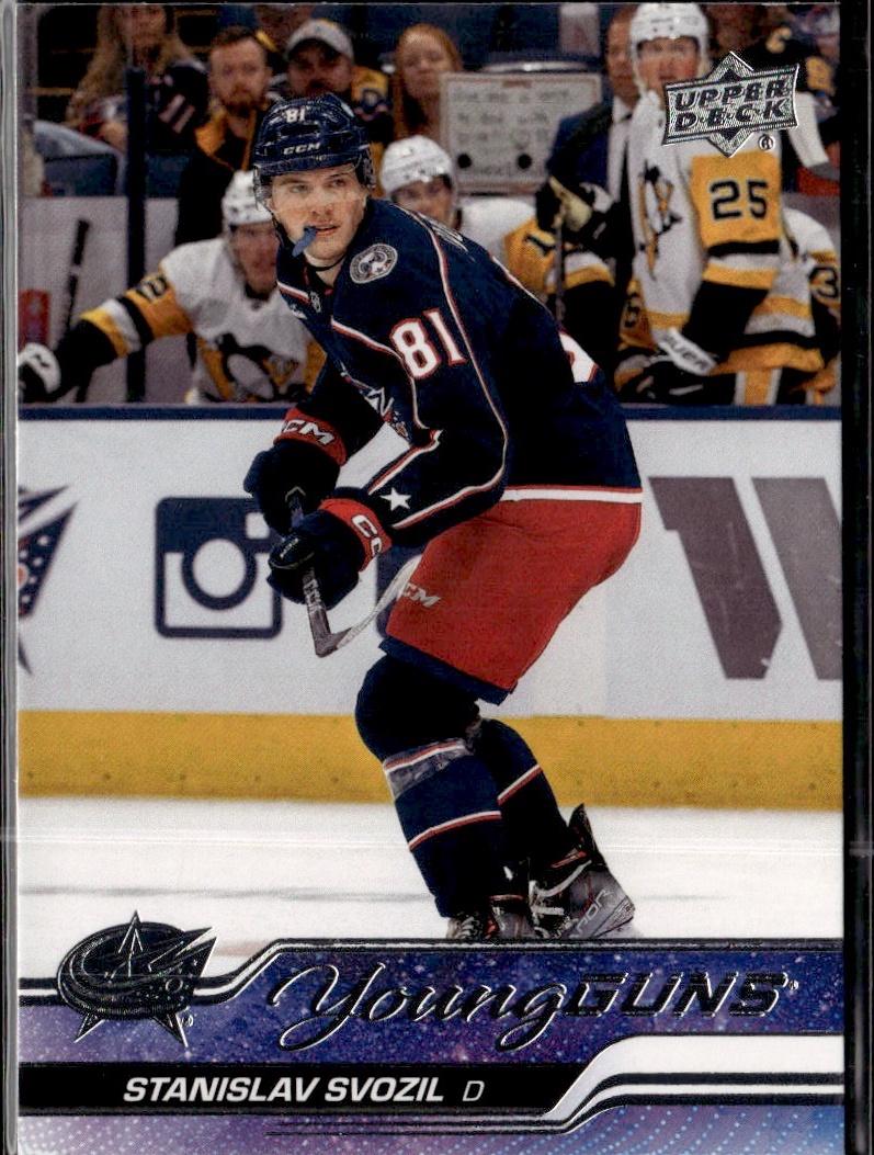 2023-24 Upper Deck Series 2 Hockey Base Young Guns #461 – Stanislav Svozil (Columbus Blue Jackets)