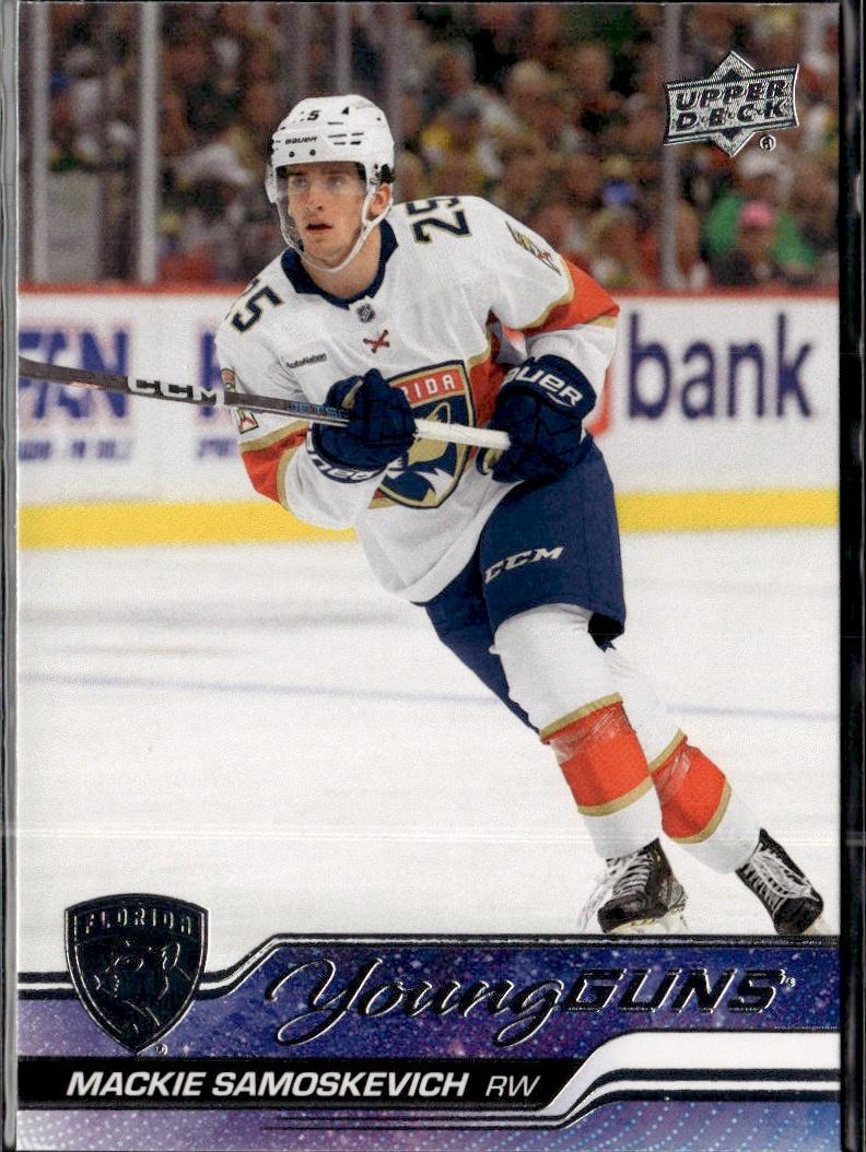 2023-24 Upper Deck Series 2 Hockey Base Young Guns #464 – Mackie Samoskevich (Florida Panthers)