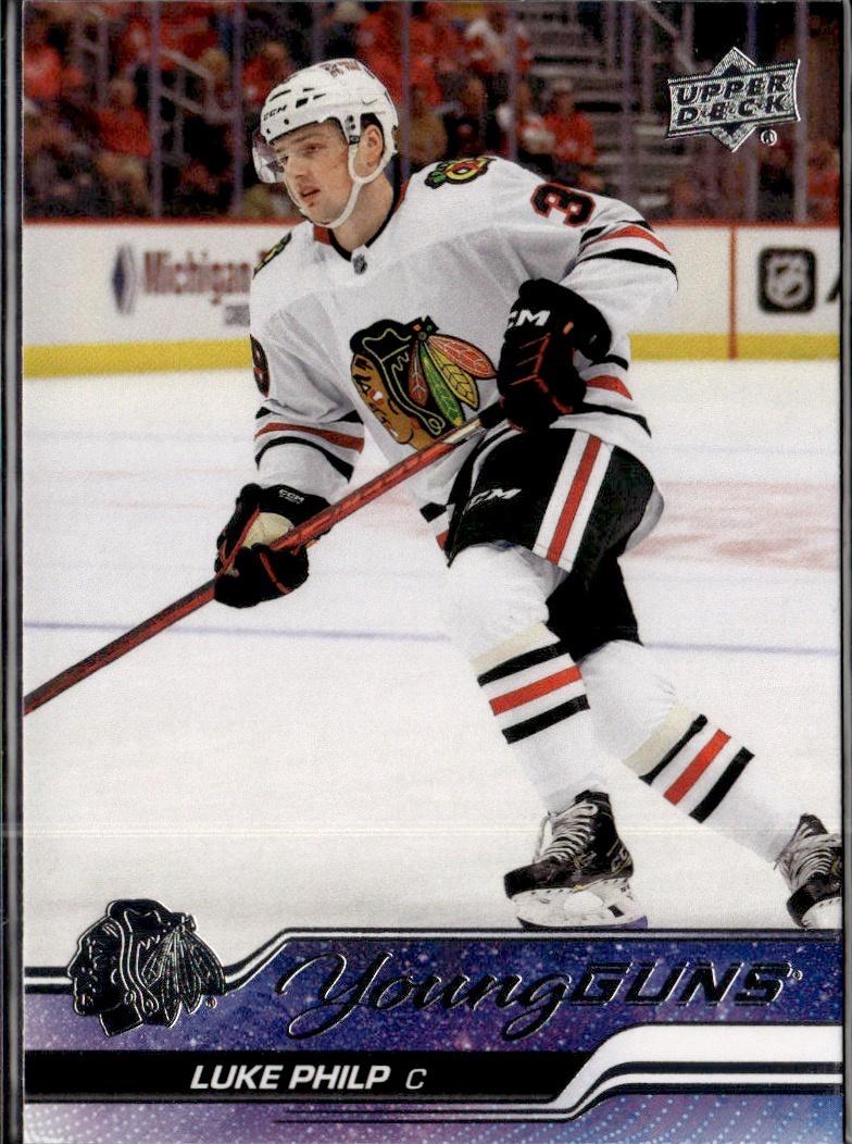 2023-24 Upper Deck Series 2 Hockey Base Young Guns #467 – Luke Philp (Chicago Blackhawks)