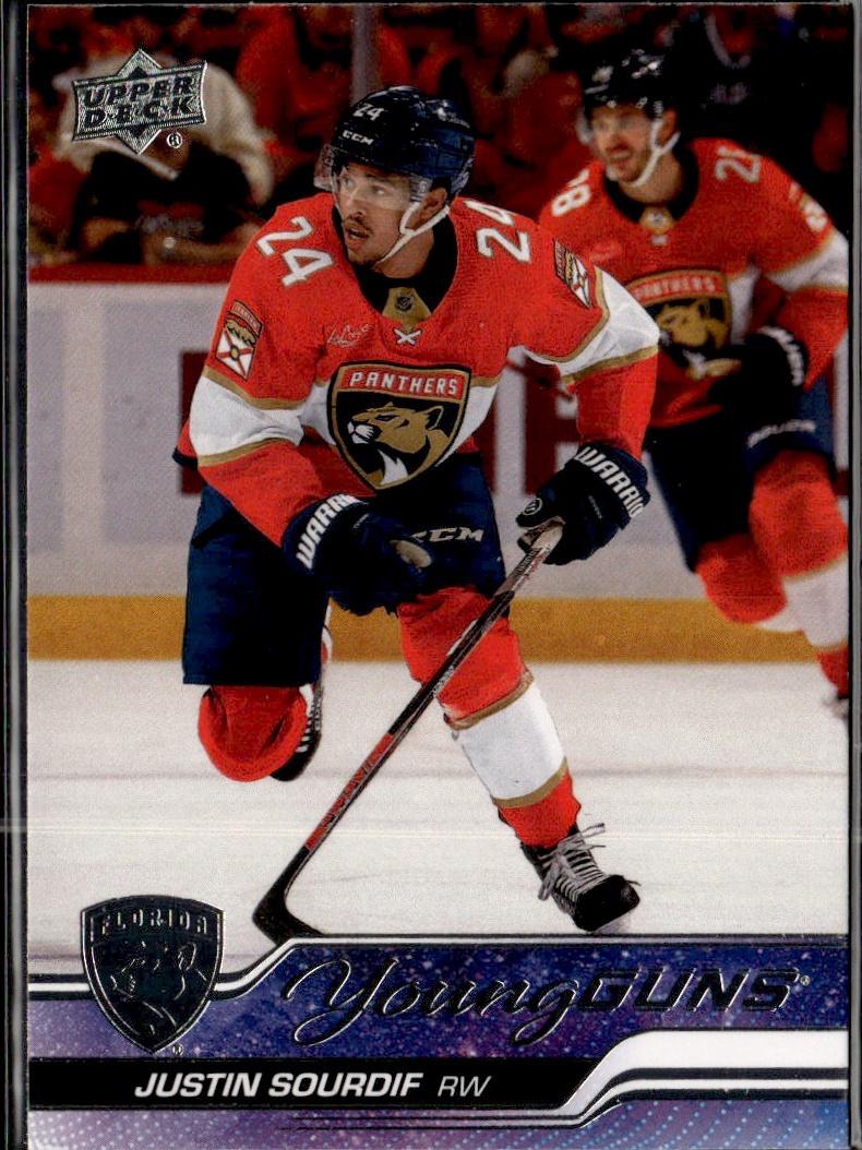 2023-24 Upper Deck Series 2 Hockey Base Young Guns #471 – Justin Sourdif (Florida Panthers)