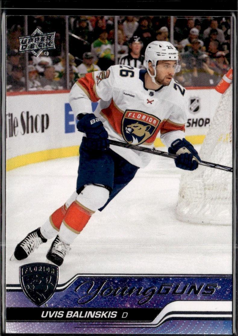 2023-24 Upper Deck Series 2 Hockey Base Young Guns #476 – Uvis Balinskis (Florida Panthers)